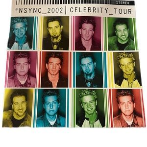 N SYNC 2002 Celebrity Tour Book